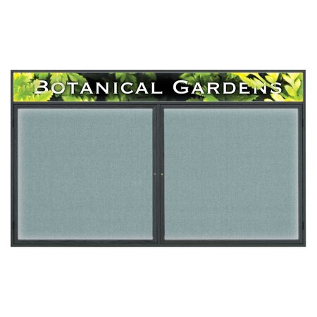 United Visual Products Open Faced Traditional Corkboard, 48x36" UV642A-BRONZE-DRKSPR